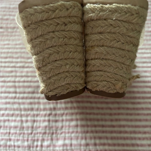 Zara Women's Wedge Sandals with Clear Straps - Beige - Picture 6 of 7